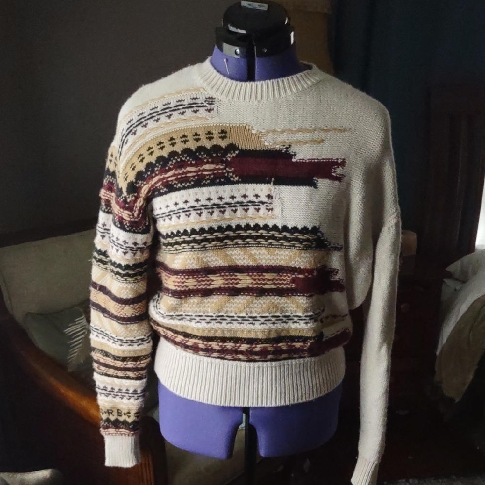 Multicolor Patterned Sweater - image 1